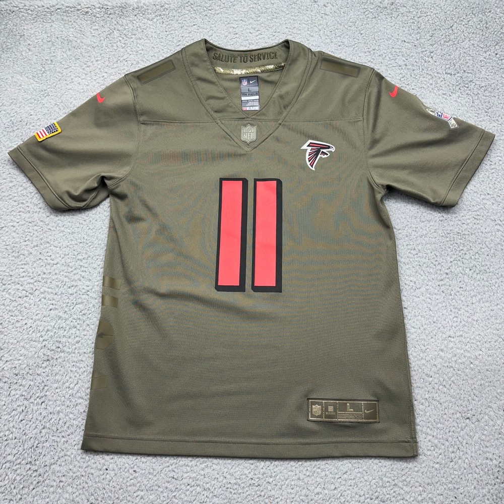 Nike YTH Large (14/16) Falcons #11 Julio Jones Salute to Service Football Jersey